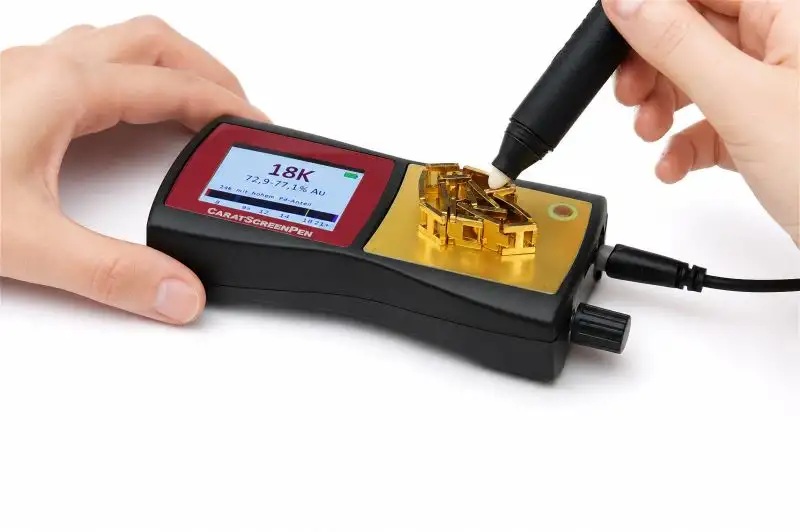 Bút CaratScreenPen kiểm tra vàng trắng và phát hiện lớp mạ